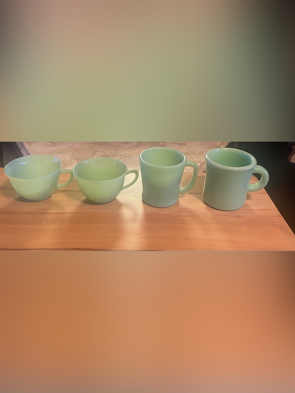 Vintage Fireking Celery Green Bundle